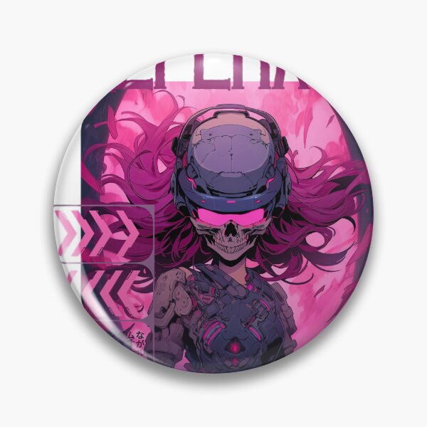 Item preview, seperate skull masked anime girl designed and sold by karpuz-design.