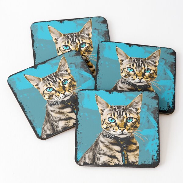 Item preview, Bengal Cat Colorful Surreal  designed and sold by bellabitis.