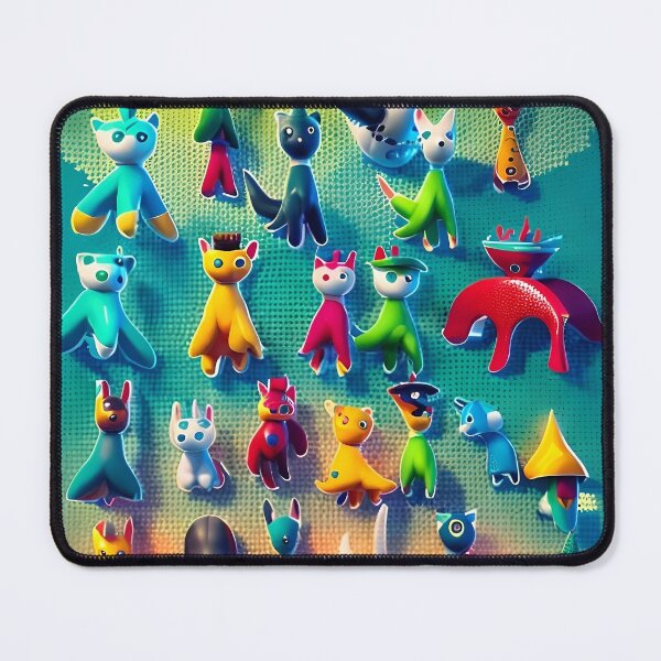 Item preview, Colorful gnomes on colorful background designed and sold by Zolongano.