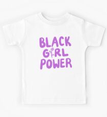 black girl power Kids Tee