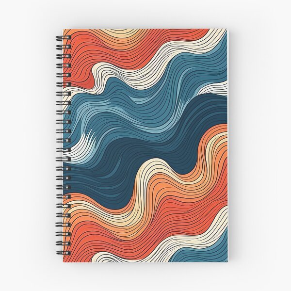 Item preview, A retro waves pattern designed and sold by TogetherDshop.