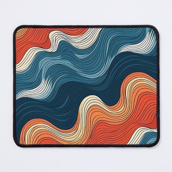 Item preview, A retro waves pattern designed and sold by TogetherDshop.