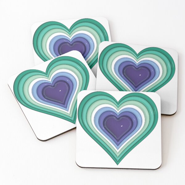 Item preview, Pride gay flag 3-D heart designed and sold by susasv88.