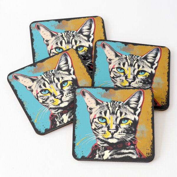 Item preview, Bengal Cat Colorful Surreal  designed and sold by bellabitis.