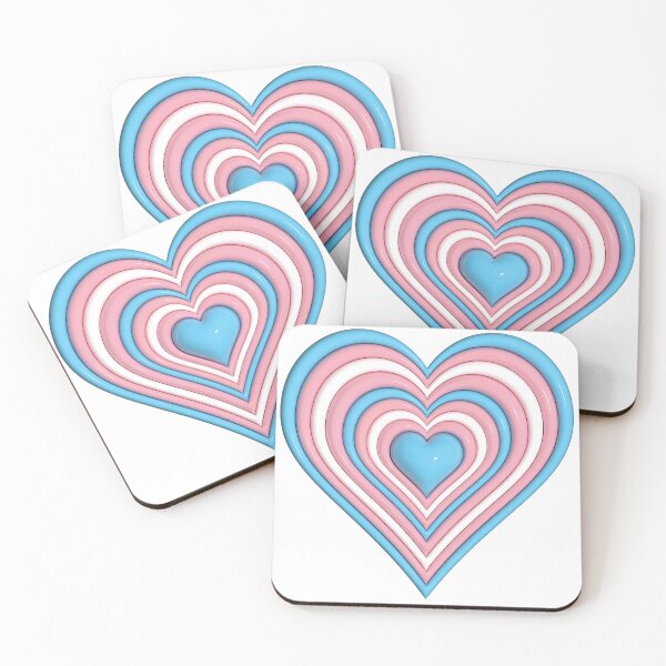 Item preview, Pride trans heart flag designed and sold by susasv88.