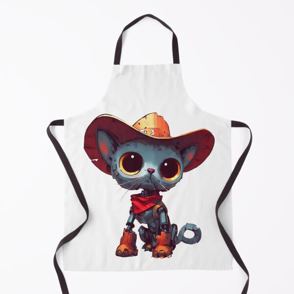 Item preview, Robo-Cat Cowpoke! designed and sold by kukamatsu.