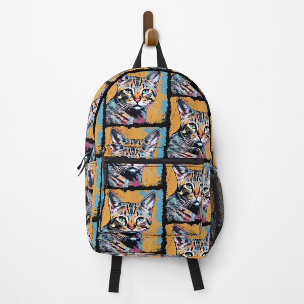 Item preview, Bengal Cat Colorful Surreal designed and sold by bellabitis.