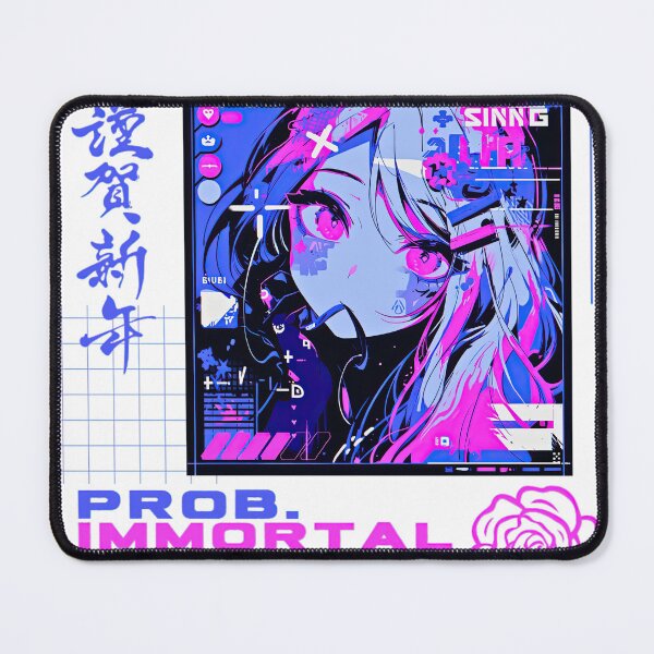 Item preview, maximal pop art anime girl designed and sold by karpuz-design.