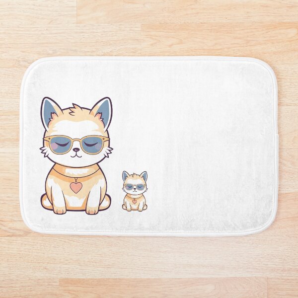 Item preview, Lindo gato y gatito adultos designed and sold by Tamertons.