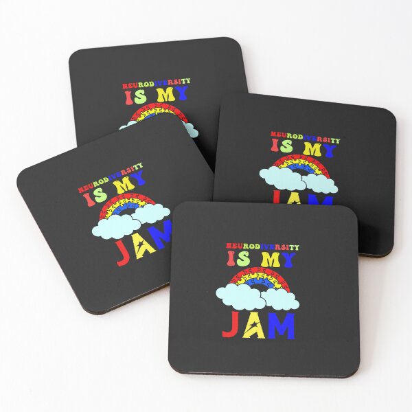 Item preview, Neurodiversity is My Jam Vintage Typography Quote designed and sold by thedazzlingmonk.