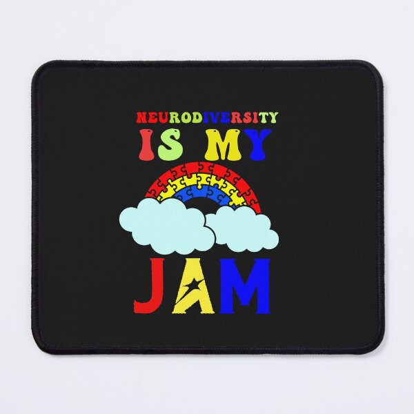 Item preview, Neurodiversity is My Jam Vintage Typography Quote designed and sold by thedazzlingmonk.