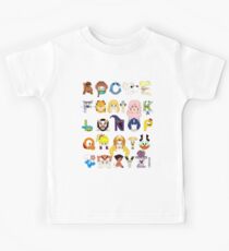Kind der 80er Jahre Alphabet Kinder T-Shirt