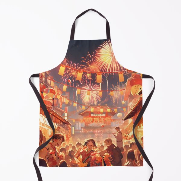 Item preview, Burst of Joy: Enjoy the Japanese Festival with Fireworks and Traditional Delicacies designed and sold by InsaneLEDP.