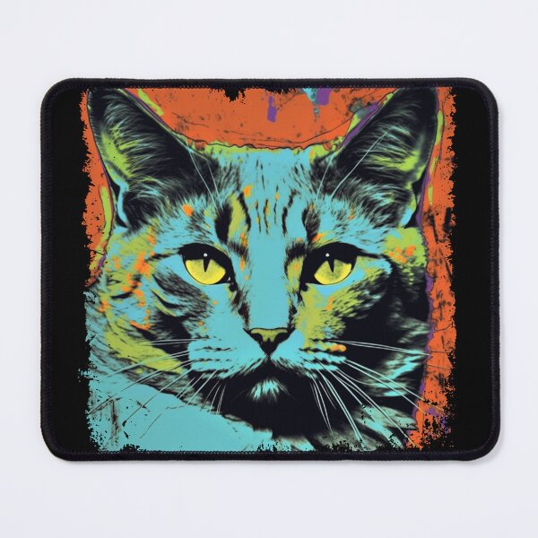 Item preview, Cat Colorful Surreal designed and sold by bellabitis.