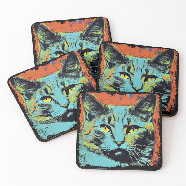Item preview, Cat Colorful Surreal  designed and sold by bellabitis.
