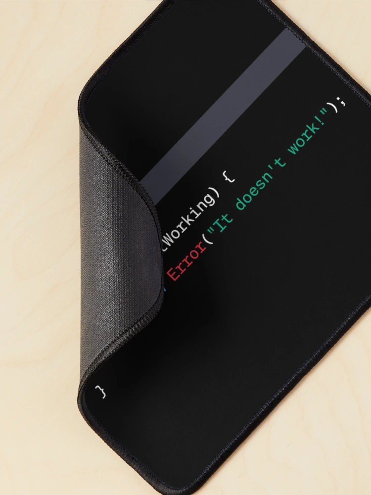 Thumbnail 2 of 5, Mouse Pad, Expressed Frustration JavaScript designed and sold by AureStyle.