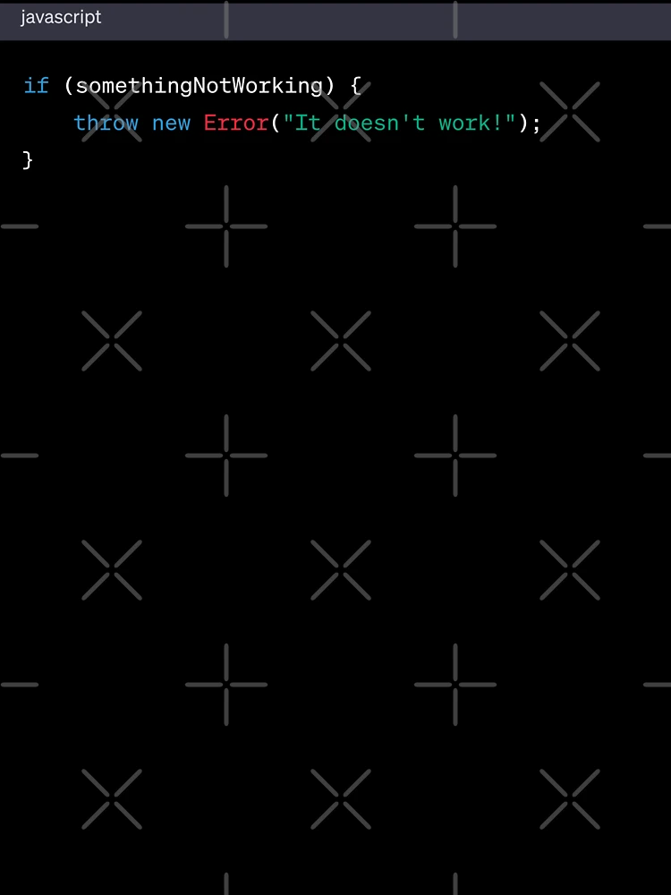 Imagen 2 de 2, Body de manga corta para bebé con la obra Expressed Frustration JavaScript, diseñada y vendida por AureStyle.