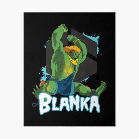 Blanka, street fighter fighter Art Board Print by feria-e
