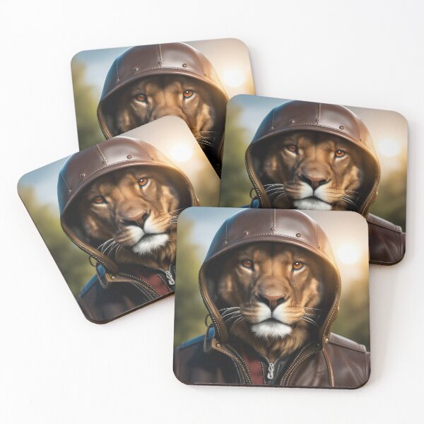 Item preview, Lion with Leather Hood designed and sold by Reunimage.