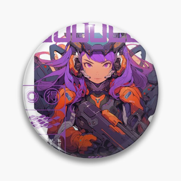 Item preview, purple subject anime soldier designed and sold by karpuz-design.