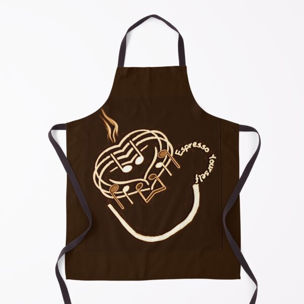 Item preview, Musical Espresso Coffee Cup Pun Brown designed and sold by IvaRenee.