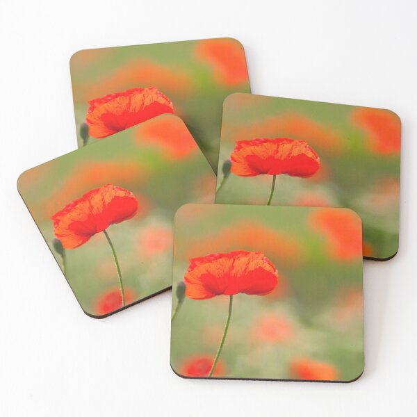 Item preview, Red Poppies - Papaver-rhoeas designed and sold by Dorset Girl.