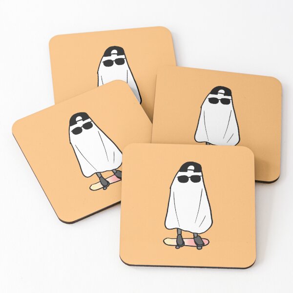 Item preview,  Ghost on skateboard  designed and sold by Mayarart.