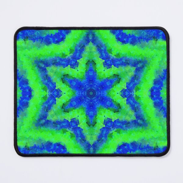 Item preview, Starry Perfection: Seamless Pixels Star Pattern in Green and Dark Blue for Limitless Print Possibilities designed and sold by Favorableresult.