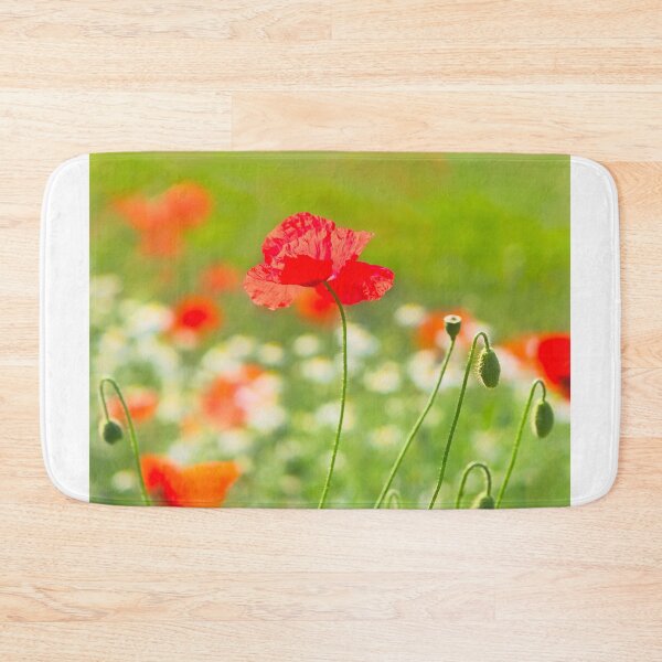 Item preview, Red Poppies - Papaver-rhoeas designed and sold by Dorset Girl.