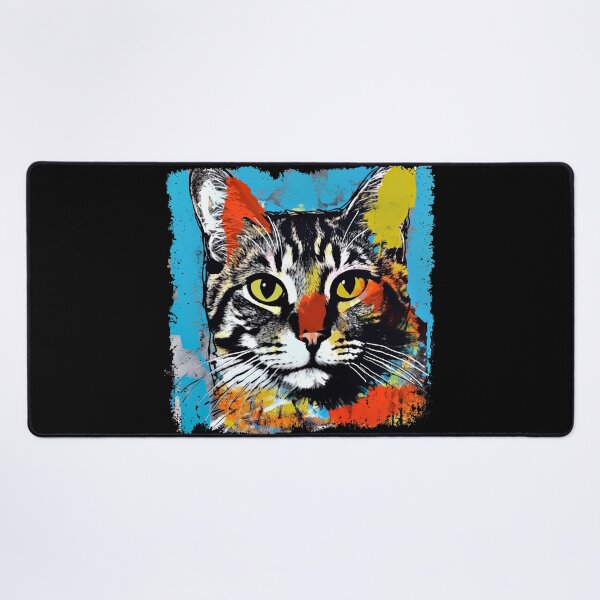 Item preview, Cat Colorful Surreal designed and sold by bellabitis.