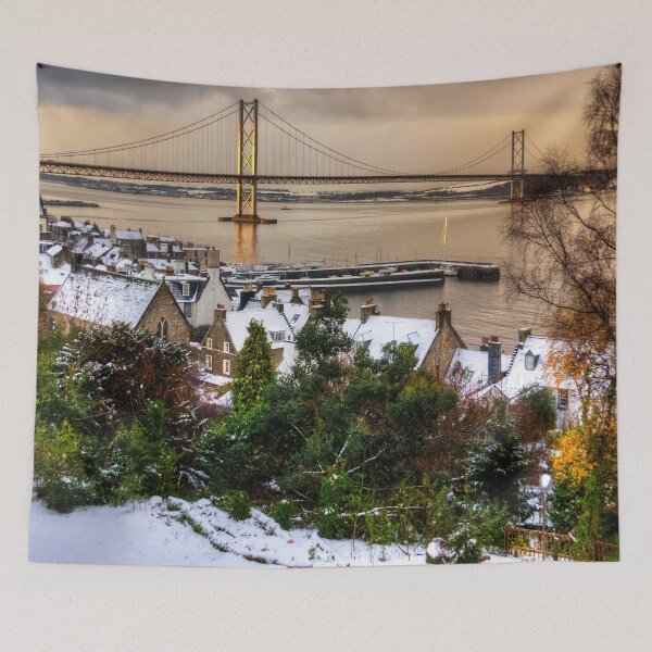 Item preview, Queensferry Harbour and Road Bridge designed and sold by tomg.