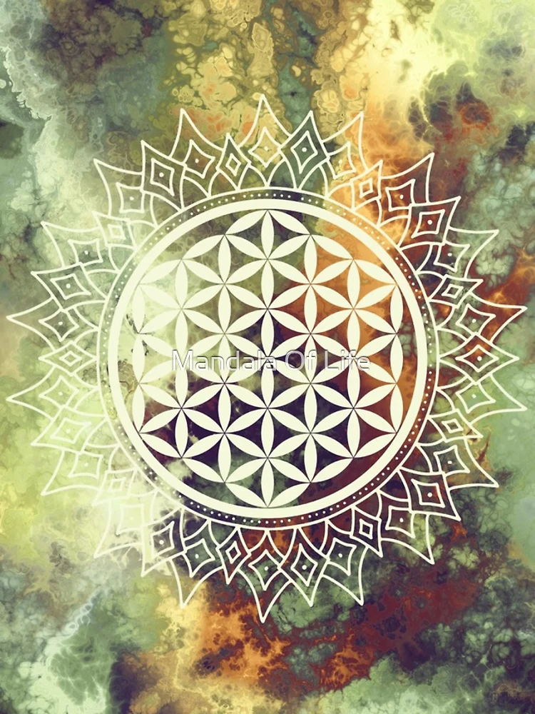 Thumbnail 4 of 4, iPhone Case, Flower Of Life 1 designed and sold by Mandala Of Life.