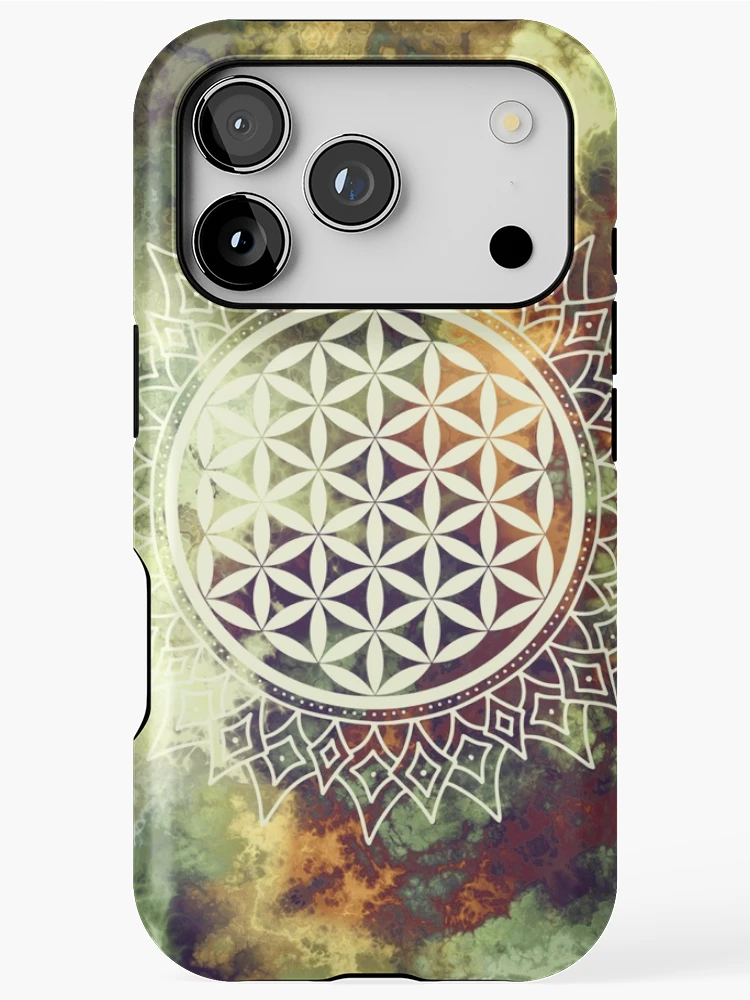Thumbnail 1 of 4, iPhone Case, Flower Of Life 1 designed and sold by Mandala Of Life.