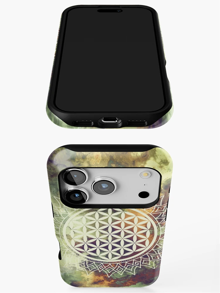 Thumbnail 3 of 4, iPhone Case, Flower Of Life 1 designed and sold by Mandala Of Life.