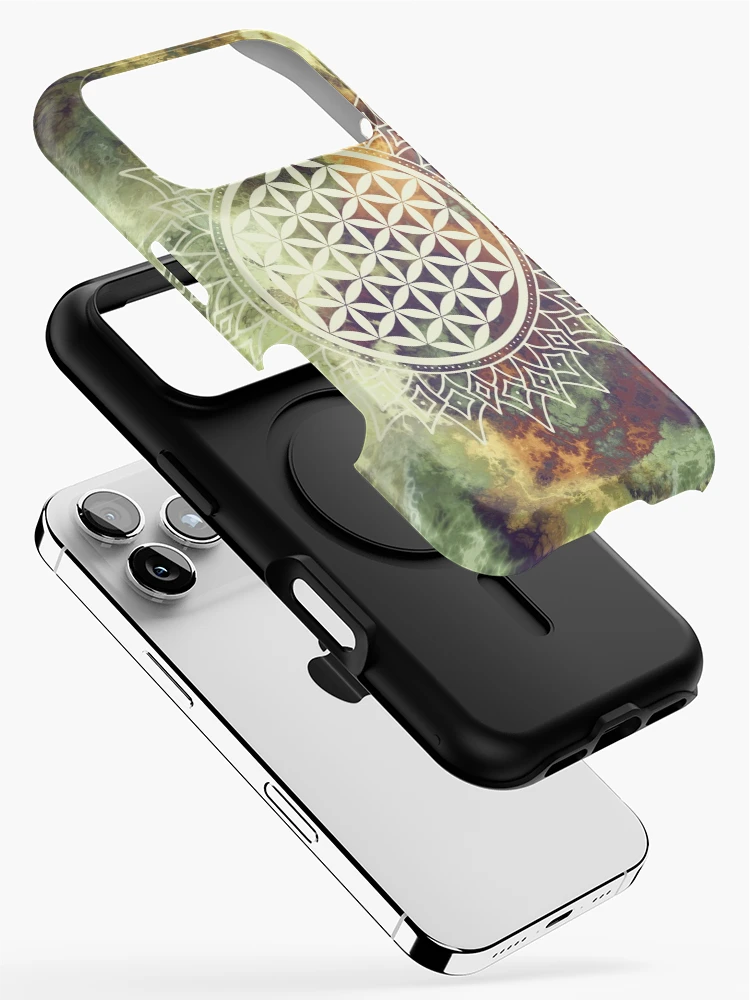 Thumbnail 2 of 4, iPhone Case, Flower Of Life 1 designed and sold by Mandala Of Life.