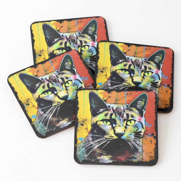 Item preview, Cat Colorful Surreal  designed and sold by bellabitis.