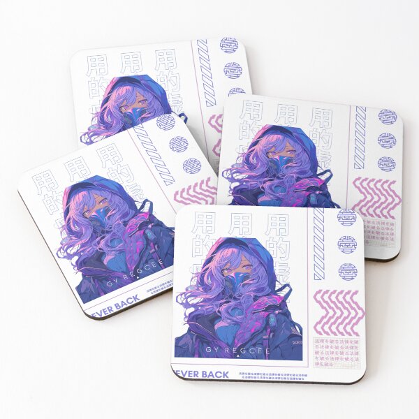 Item preview, cyberpunk pop art anime girl designed and sold by karpuz-design.