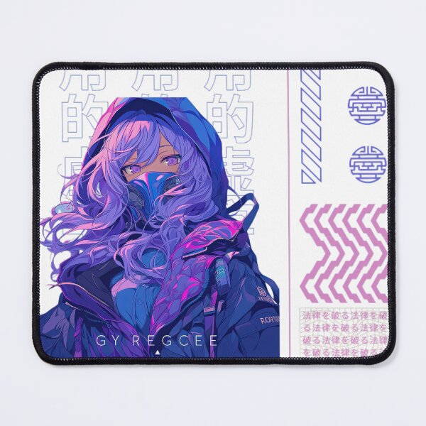 Item preview, cyberpunk pop art anime girl designed and sold by karpuz-design.