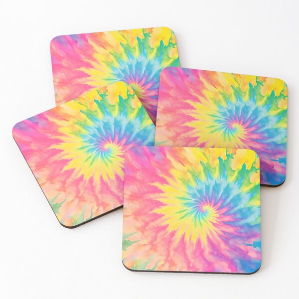Item preview, Watercolour Rainbow Swirl Tie Dye Pattern designed and sold by PatternStudios.
