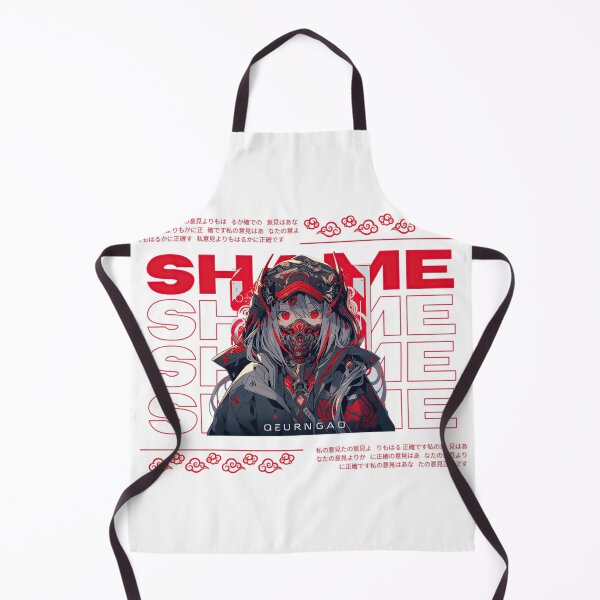 Item preview, shame cyberpunk masked anime girl designed and sold by karpuz-design.