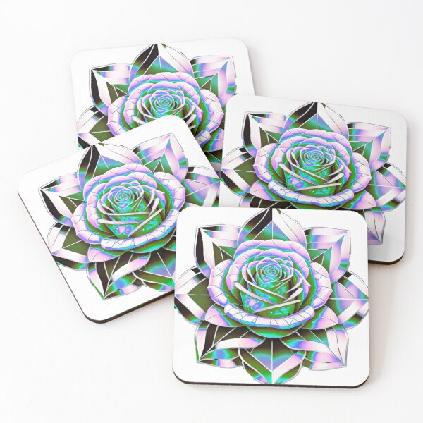 Artikelvorschau, Crystal rose green/purple entworfen und verkauft von ColderDesignLab.