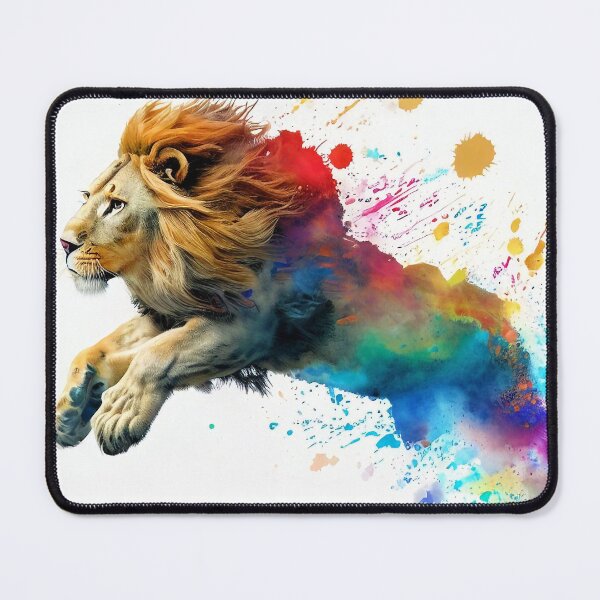 Item preview, Colorful Lion designed and sold by CritterCulture.