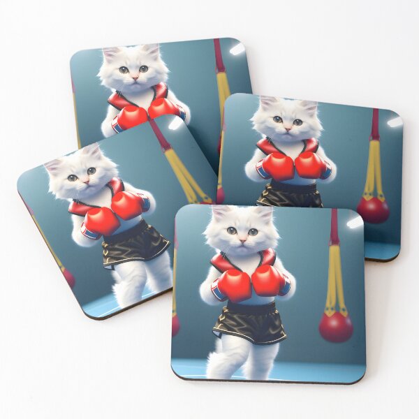 Item preview, Boxing cat - Modern digital art designed and sold by Ai-michiart.