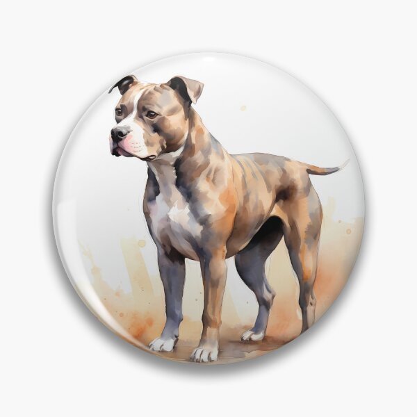 Item preview, American Staffordshire Terrier-Watercolor designed and sold by Jdelgado813.