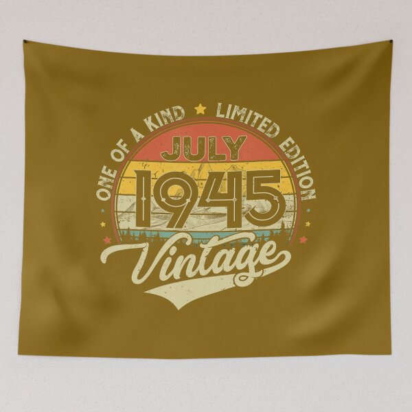 Item preview, 76Th Birthday 	 76 Years Old Retro Born In July 1945  	 designed and sold by lbigvezshpm41.