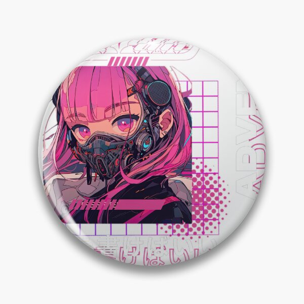Item preview, advence cyberpunk anime girl designed and sold by karpuz-design.