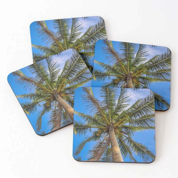 Item preview, Coconut palm tree on the beach designed and sold by Rico20023.
