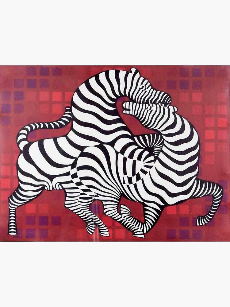 Victor Vasarely - Zebra Ceramique for Sale