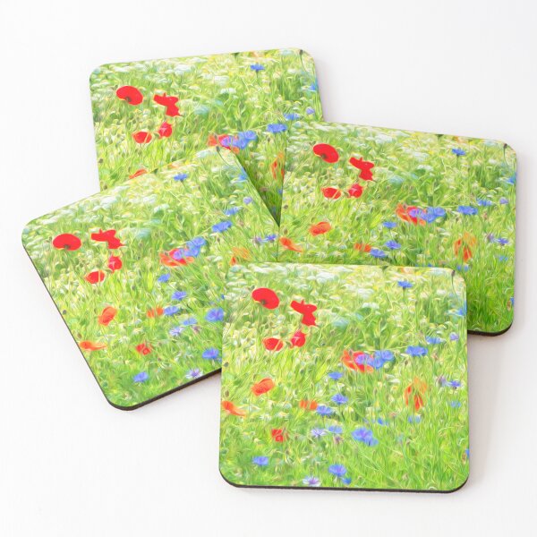 Item preview, Abstract Wildflowers designed and sold by Dorset Girl.