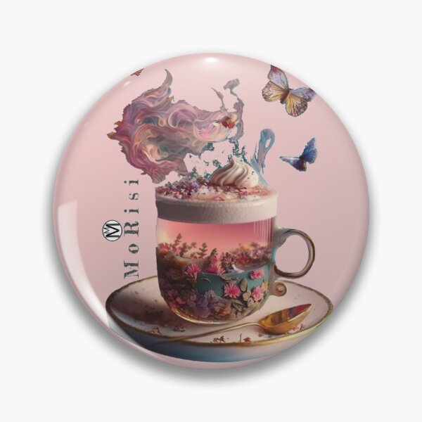 Item preview, beautiful magic cup of creamy tea designed and sold by MoRisi-Fashion.